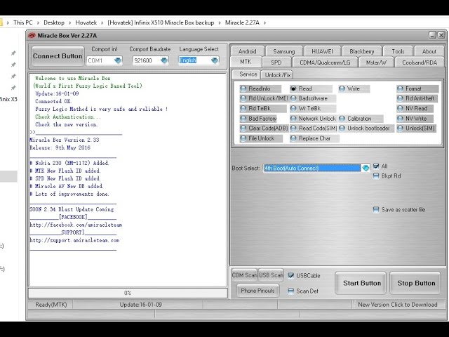 How to Backup Firmware Using Miracle Box